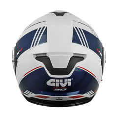 Casco Givi X30 Pulsar Blanco Azul Rojo Brillante