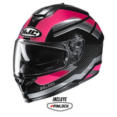 Casco Hjc C70n Belis Mc8 Rosado Negro