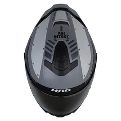 Casco Hro 3460Dv Airjet Gris Oscuro Visor Iridium Silver