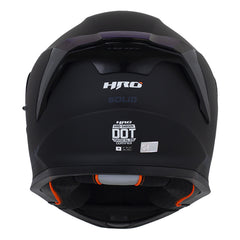 Casco Hro 3460Dv Solid Negro Azul Oscuro Visor Iridium Azul