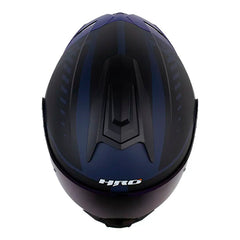 Casco Hro 3480Dv Evo Duality Azul Oscuro Negro Visor Iridium Azul