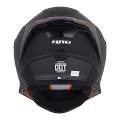 Casco Hro 506Sp Vito Negro Gris Oscuro Visor Iridium Azul