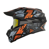 Casco Hro Mx-03 Racing Team Negro Gris