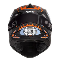 Casco Hro Mx-03 Racing Team Negro Gris