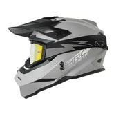 Casco Hro Mx-03 Solid Gris Silver