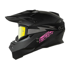 Casco Hro Mx-03 Solid Negro Fucsia