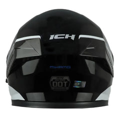 Casco ICH 3120 Mixamo Negro Azul Visor Transparente