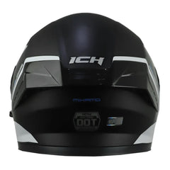 Casco ICH 3120 Mixamo Negro Azul Visor Smoke