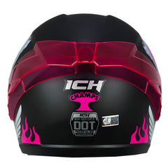 Casco Ich 501sp Kids Sp Champs Negro Fucsia