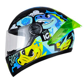 Casco Ich 501sp Kids Sp Dino RIde Negro Azul