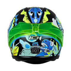 Casco Ich 501sp Kids Sp Dino RIde Negro Azul