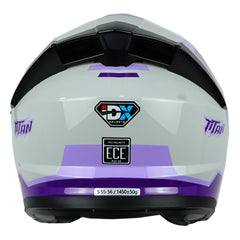 Casco Idx Ix Cool Gris Morado