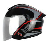 Casco Idx Ix Negro Rojo
