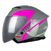 Casco Idx Ix Gris Fucsia