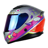 Casco Idx Titan Kids Dreamer Gris Rosa