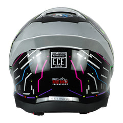 Casco Idx Titan Kids Pacman Negro Silver
