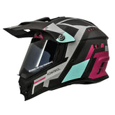 Casco Kontrol 819-6 Kapuk Negro Rosado