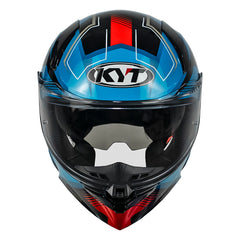 Casco Kyt R2r Parsec Negro Azul Rojo