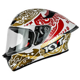 Casco Kyt Tt-Revo Enea Indonedia Blanco Perla