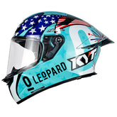 Casco Kyt Tt-Revo Leopard Americas Replica