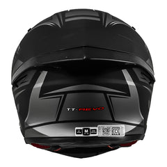 Casco Kyt Tt Revo Tourist Negro Gris