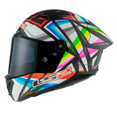 Casco Ls2 805 Thunder Gp Flash Blanco Full Color Visor Smoke
