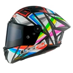 Casco Ls2 805 Thunder Gp Flash Blanco Full Color Visor Smoke