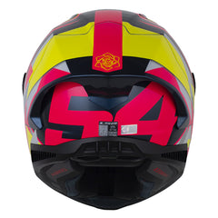 Casco Ls2 Ff805 Thunder Gp Aero Aldeguer Amarillo Neon Fucsia Visor Smoke