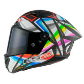 Casco Ls2 Ff805 Thunder Gp Aero Flash Blanco Full Color Visor Smoke