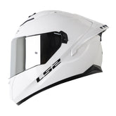 Casco Ls2 Ff806 Solid Blanco Visor Iridium Silver