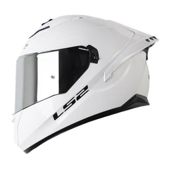 Casco Ls2 Ff806 Solid Blanco Visor Iridium Silver