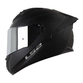 Casco Ls2 Ff806 Solid Negro Visor Iridium Silver