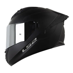 Casco Ls2 Ff806 Solid Negro Visor Iridium Silver