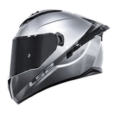 Casco Ls2 Ff806 Solid Titanio Visor Smoke