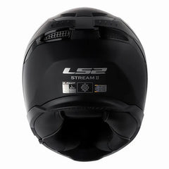 Casco Ls2 Ff808 Stream II Solid Negro Visor Revo Morado