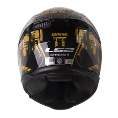 Casco Ls2 Ff808 Stream Samurai Dorado Negro