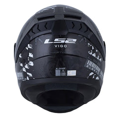 Casco Ls2 Ff810 History Gris Oscuro Gris Visor Iridium Silver