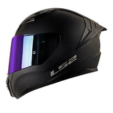 Casco Ls2 Ff810 Solid Negro Visor Revo Morado