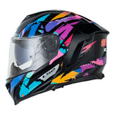Casco Ls2 Ff818 Kaos Negro Full Color