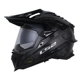 Casco Ls2 MX-701 Explorer Carbon Forget Negro
