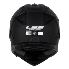 Casco Ls2 Mx-702 Solid Negro Visor Iridium Dorado