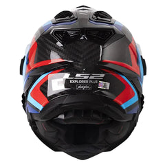 Casco Ls2 Mx701 Explorer Carbon Frontier II Blanco Azul