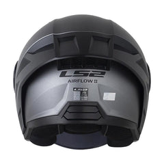 Casco Ls2 Of616 Solid Titanio Visor Smoke