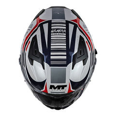 Casco Mt Braker Sv Cockpit A15 Blanco Azul Rojo