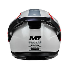 Casco Mt Braker Sv Cockpit A15 Blanco Azul Rojo