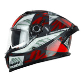Casco Mt Braker Sv Fury Gris Rojo