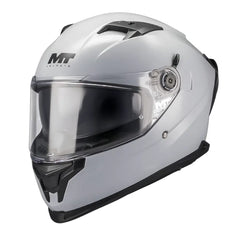 Casco Mt Braker Sv Pure A12 Gris Claro Brillo