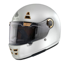 Casco Mt FF119 Jarama Solid A0 Blanco Perla Brillo