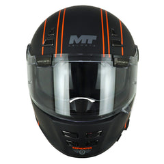 Casco Mt Jarama Sv Wild B1 Negro Rojo Naranja
