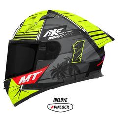 Casco Mt Plus Kre+S Xavi Fores Daytona C3 Gris Verde